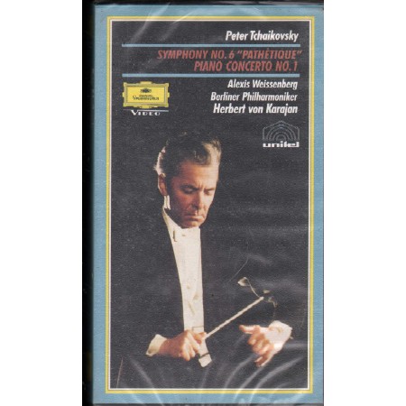 Tchaikovsky VHS Symphony No 6, Pathetique - Piano Concerto No 1 Deutsche – 0721413 Sigillato