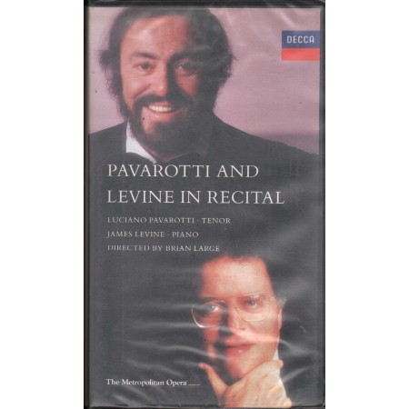 Pavarotti, Levine VHS Recital Decca – 0711193DH Sigillato