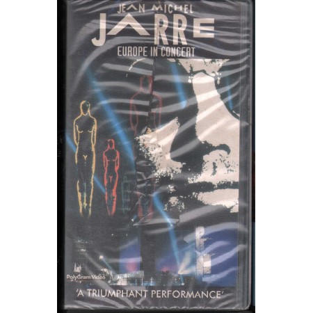 Jean Michel Jarre VHS Europe In Concert Polygram Video – 6323563 Sigillato