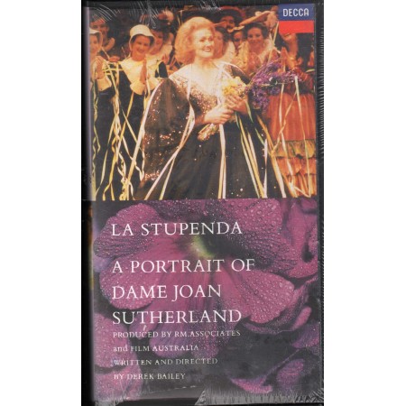 Joan Sutherland VHS La Stupenda Decca– 0711353DH Sigillato