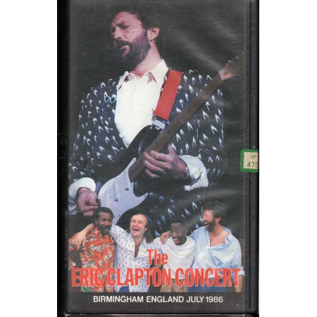 Eric Clapton VHS Concert Birmingham England July 1986 – VHSR1154 Nuovo