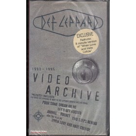 Def Leppard VHS Video Archive Polygram Video – 6341923 Sigillato