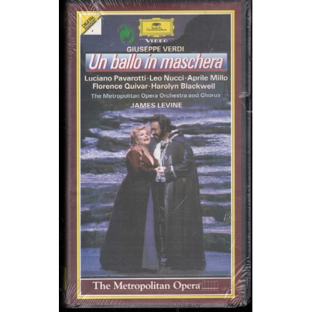 Luciano Pavarotti VHS Verdi, Un Ballo In Maschera Deutsche  – 0724253GH Sigillato