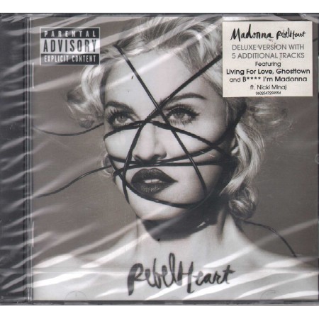 Madonna CD Rebel Heart Interscope Records – 0602547259554 Sigillato