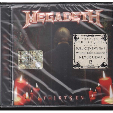Megadeth CD Th1rt3en Roadrunner Records – 1686177002 Sigillato