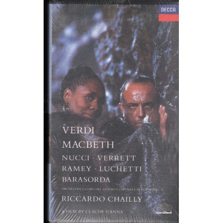 Riccardo Chailly VHS Macbeth Decca – 0714223DH Sigillato