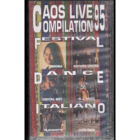 Festival Dance Italiano VHS Caos Live 95 PolyGram Music – 6366323 Sigillato