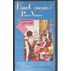 Fabio Concato VHS Punto E Virgola, Videostoria Polygram – 0840623 Sigillato