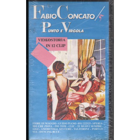 Fabio Concato VHS Punto E Virgola, Videostoria Polygram – 0840623 Sigillato