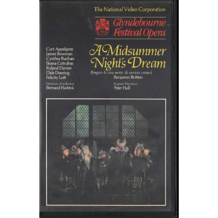 Glyndebourne Festival VHS A Midsummer Night's Dream Univideo – 061062 Nuovo