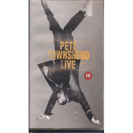Pete Townshend VHS Pete Townshend Live Polygram Video – 0887243 Nuovo
