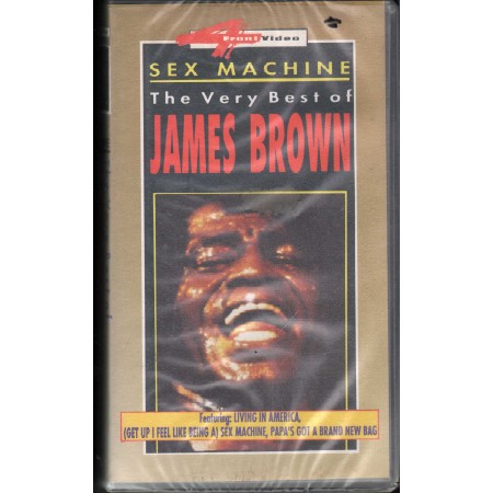 James Brown VHS Sex Machine - The Very Best Of Polygram Video – 0869443 Sigillato