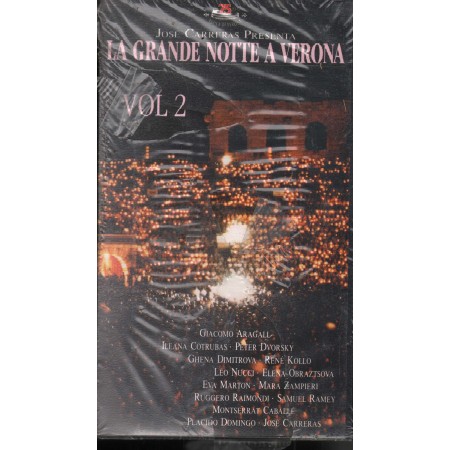 Jose' Carreras VHS La Grande Notte A Verona Vol.2 Polyphon – 0812663 Sigillato
