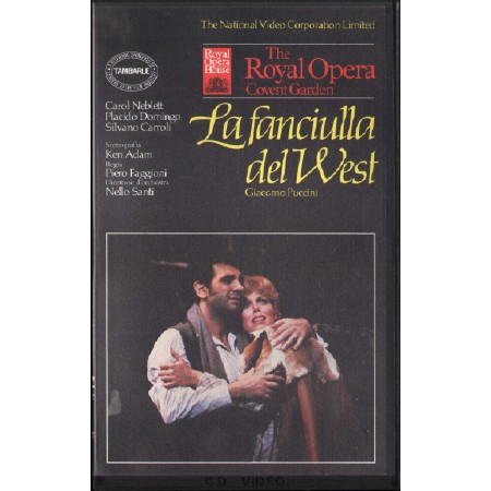 Puccini VHS La Fanciulla Del West Univideo – 061005 Nuovo
