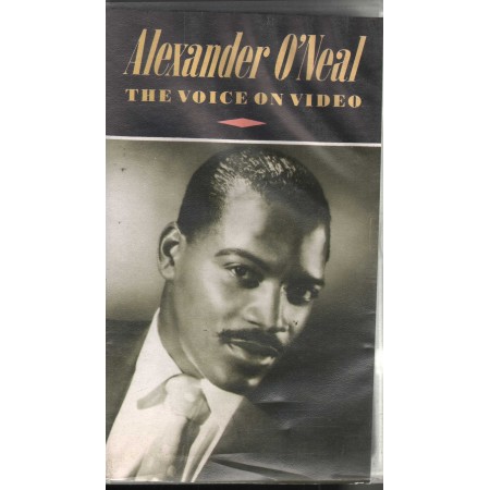 Alexander O'Neal VHS The Voice On Video Tabu Records – 498142 Nuovo
