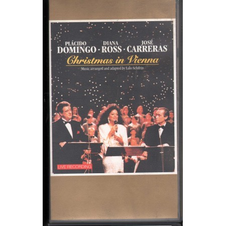 Placido Domingo VHS Christmas In Vienna I Sony Music – 0104844681 Nuovo