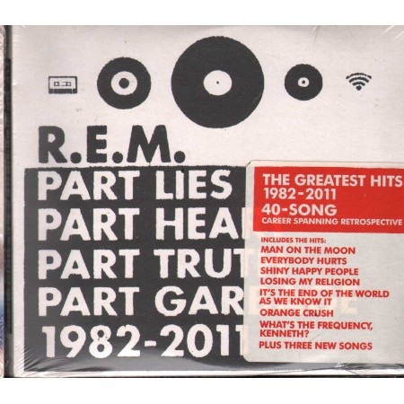 R.E.M. CD Part Lies Part Heart Part Truth Part Garbage 1982 -11– 9362495364 Sigillato