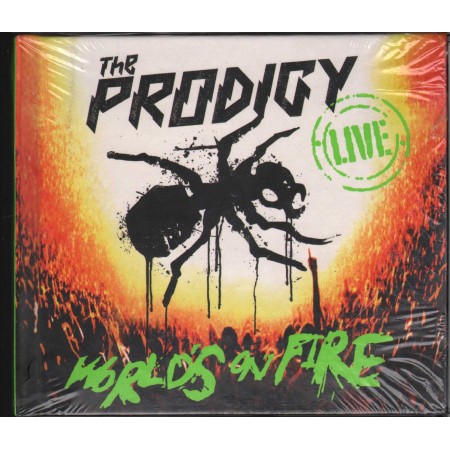 The Prodigy CD DVD Live - World's On Fire Take Me To The Hospital – HOSPCDVD4X Sigillato