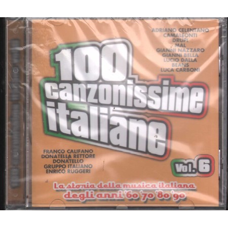 Various CD 100 Canzonissime Italiane Vol. 6 Atlantis  – ATL4602 Sigillato