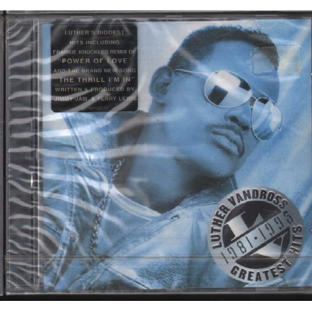 Luther Vandross CD Greatest Hits 1981-1995 LV Records – 4811002 Sigillato