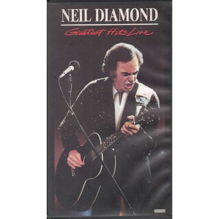 Neil Diamond VHS Greatest Hits Live CMV Enterprises – 490142 Nuovo