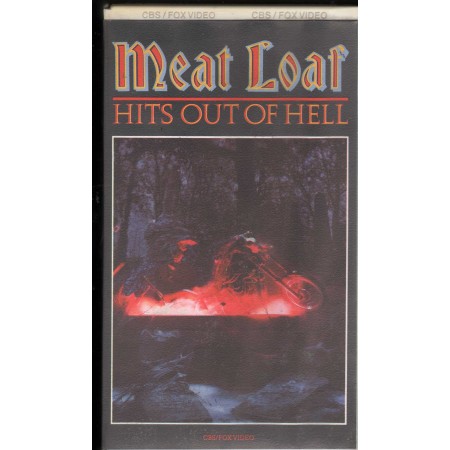 Meat Loaf VHS Hits Out Of Hell CBS Fox Video – 323450 Nuovo
