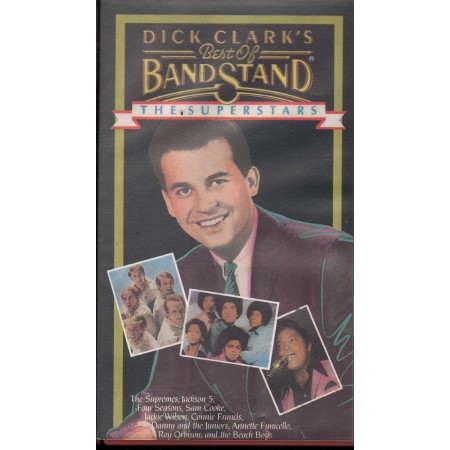 Dick Clark VHS Best Of Bandstand - The Superstars Vestron Video – VA11081 Nuovo