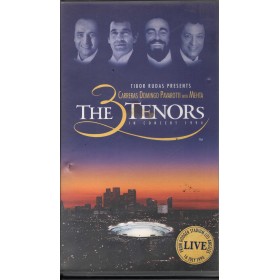 Carreras, Domingo, Pavarotti VHS The 3 Tenors In Concert Warner Music Vision – 396201 Nuovo