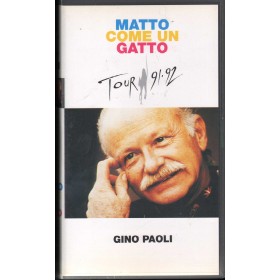Gino Paoli VHS Matto Come Un Gatto Tour 91-92 Warner Music – 9031761433 Nuovo