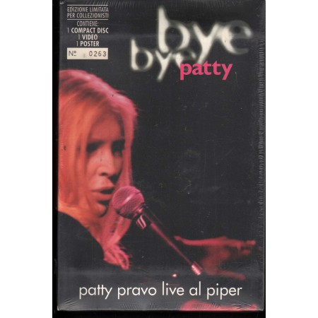 Patty Pravo VHS CD Bye Bye Patty SMV Enterprises – 2007879 Nuovo