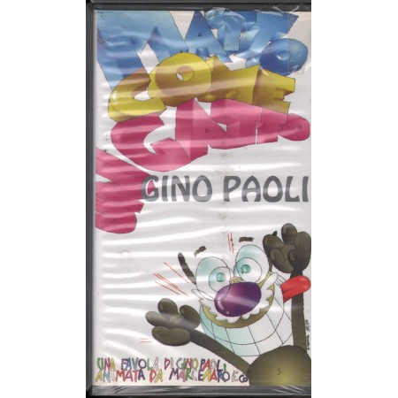 Gino Paoli VHS Matto Come Un Gatto,Una Favola Warner Music Vision – 9031762283 Sigillato