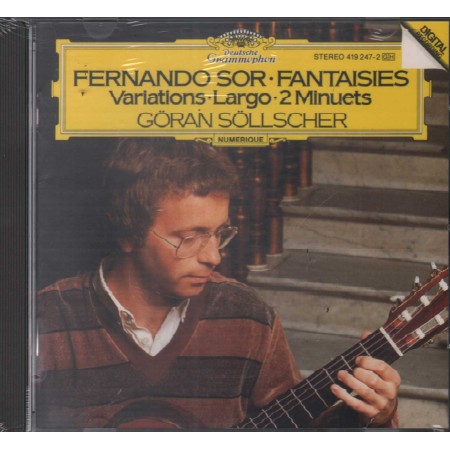 Fernando Sor CD Fantaisies - Variations - Largo - 2 Minuets Deutsche – 4192472 Sigillato