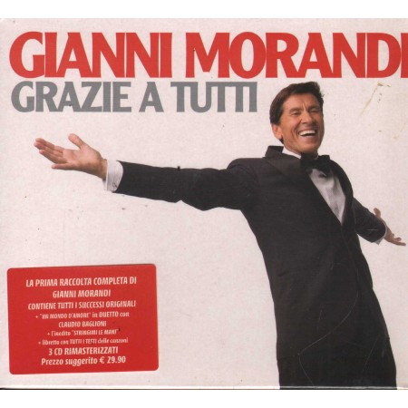 Gianni Morandi CD Grazie A Tutti  Epic – 88697130492 Sigillato