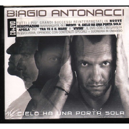 Biagio Antonacci CD DVD Il Cielo Ha Una Porta Sola Sony BMG – 88697412422 Sigillato