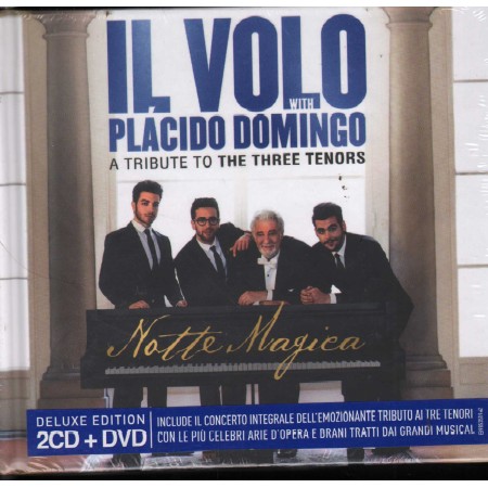 Il Volo, Domingo CD DVD Tribute To The Three Tenors – 88985351942 Sigillato