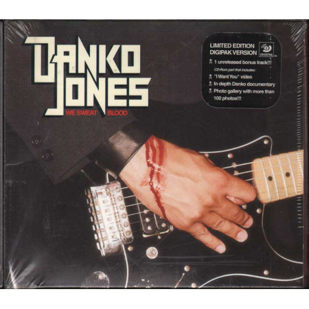 Danko Jones CD We Sweat Blood Limited Ed / Bad Taste Sigillato 7330169000737
