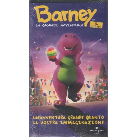 Barney: La Grande Avventura VHS Steve Gomer Univideo - 749037233U01 Sigillato