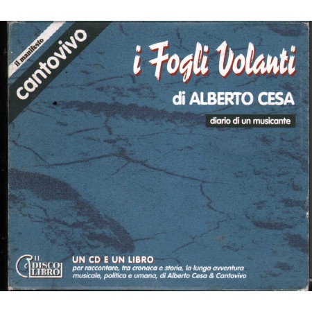 Alberto Cesa CD-BOOK I Fogli Volanti Il Manifesto – CD067 Nuovo