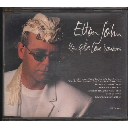 Elton John CD'S Singolo You Gotta Love Someone Phonogram – 8784252 Nuovo