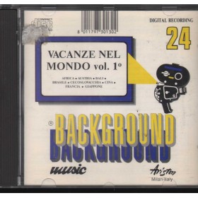 Backgraund Music, Vacanze Nel Mondo Vol. 1 CD Ariston – BRMCD24 Nuovo