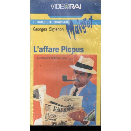 Il Commissario Maigret, L'Affare Picpus VHS Mario Landi Univideo VRK2154 Sigillato