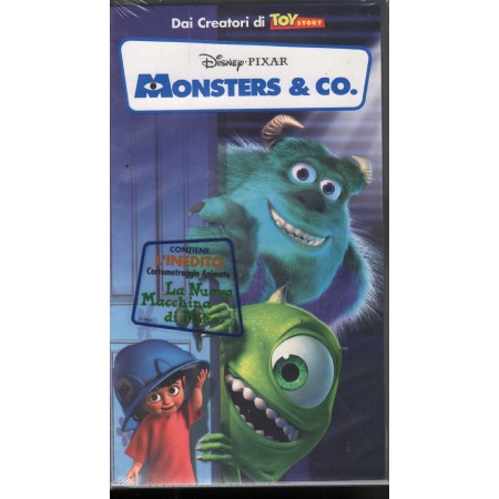 Monsters E Co. VHS Pete Docter Univideo - VS4913 Sigillato