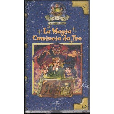 La Magia Comincia Da Tre VHS Univideo - 749029591U Sigillato
