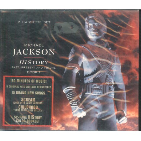 Michael Jackson ‎MC7 HIStory - Past, Present And Future Book 1 Sigillato