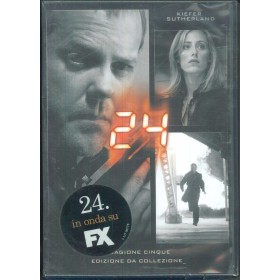 24 - Stagione 05 (7 Dvd) DVD Kiefer Sutherland Fox F4 33007PR Sigillato