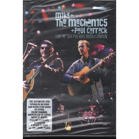 Mike The Mechanics, Carrack DVD Live At Shepherds Bush London EREDV453 Sigillato
