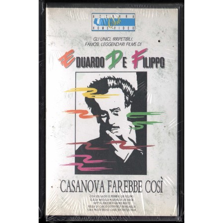 Casanova Farebbe Cosi' VHS Eduardo De Filippo Univideo - 136COSA Sigillato