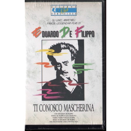 Ti Conosco Mascherina VHS Eduardo De Filippo Univideo - 143COSA Sigillato