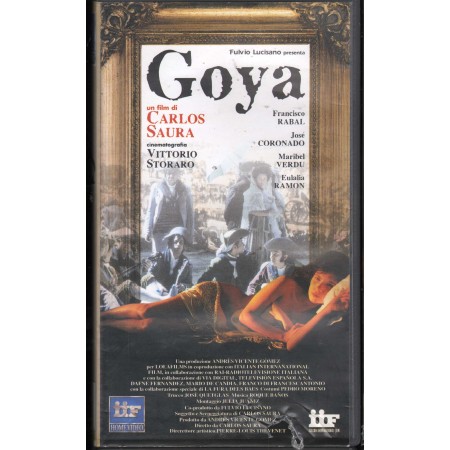 Goya VHS Carlos Saura Univideo - CK20582 Sigillato
