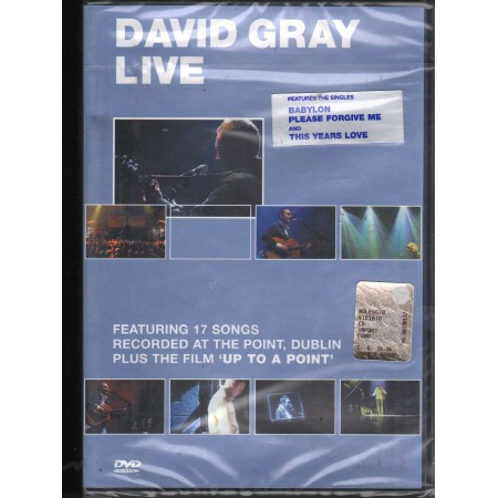 David Gray DVD Live Warner Music Vision – 8573859982 Sigillato